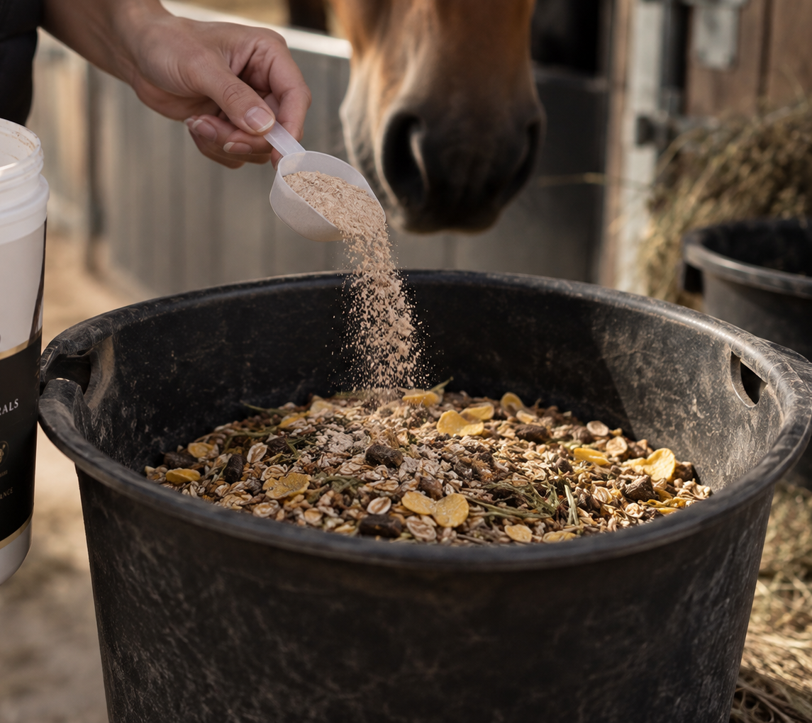 Young horse nutrition and development